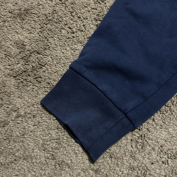 EUC Champion Brand Sweats-Men’s Sz S-Cotton Blend-Navy/Yellow-Drawstring Waist - Picture 5 of 14